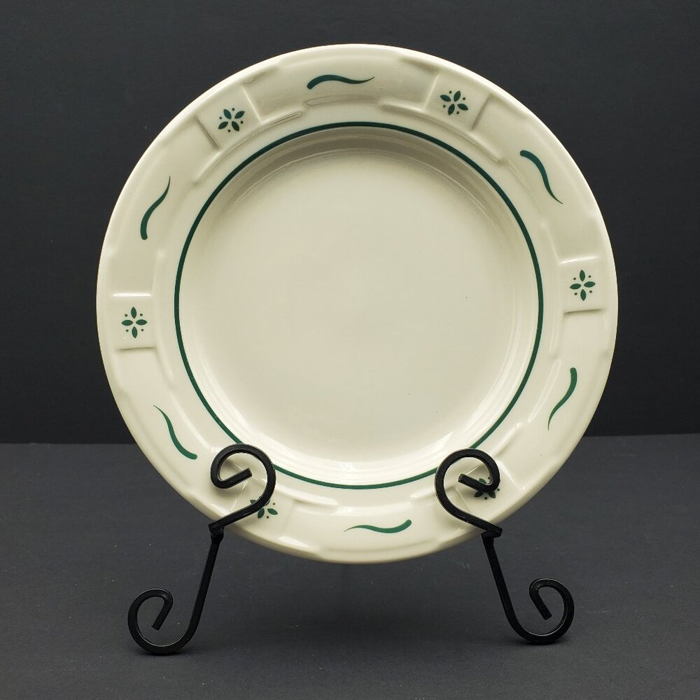 Longaberger Woven Traditions Heritage Green Bread & Butter Plate Dessert Plate